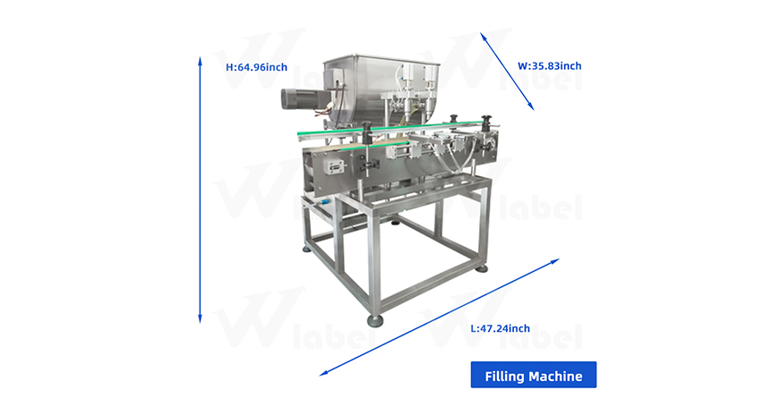 Automatic Small Filling Metal Detector Capping Labeling Line For Food Jar