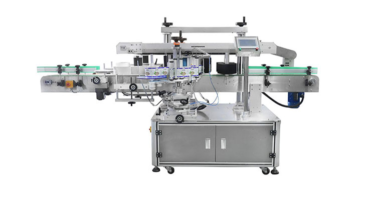 Fully Automatic Square Flat Bottle Two-side Labeling Machine