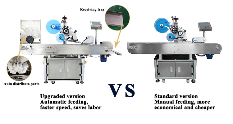 In Stock Automatic Horizontal Corrugate Core Labeling Machine For Cannabis Products Small Round Tube